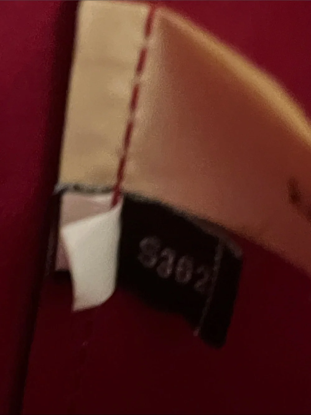 kate spade New York Red Leather Tote with Gold Logo Accent